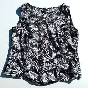 Perceptions Vintage Sleeveless Vest Top Blouse Size 8